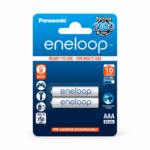 Акумулаторни батерии Panasonic eneloop AAA 750 mAh, 2 бр