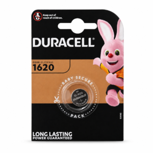 Литиева батерия Duracell CR1620, 3V, 1 бр