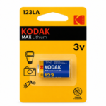 Литиева батерия Kodak Max Lithium 123LA / CR123, 3V, 1 бр