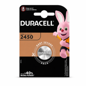 Литиева батерия Duracell CR2450, 3V, 1 бр