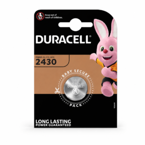 Литиева батерия Duracell CR2430, 3V, 1 бр