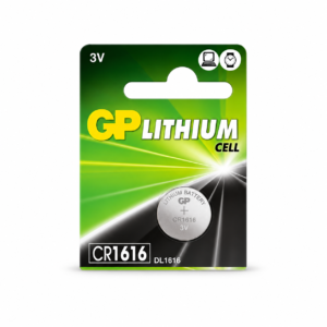 Литиева батерия GP CR1616, 3V, 1 бр