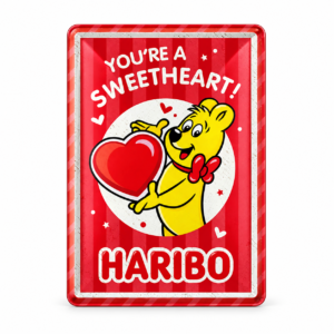 МЕТАЛНА КАРТИЧКА – HARIBO – SWEETHEART