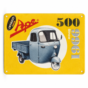 МЕТАЛНА ТАБЕЛА 15Х20 – APE 500 SINCE 1966